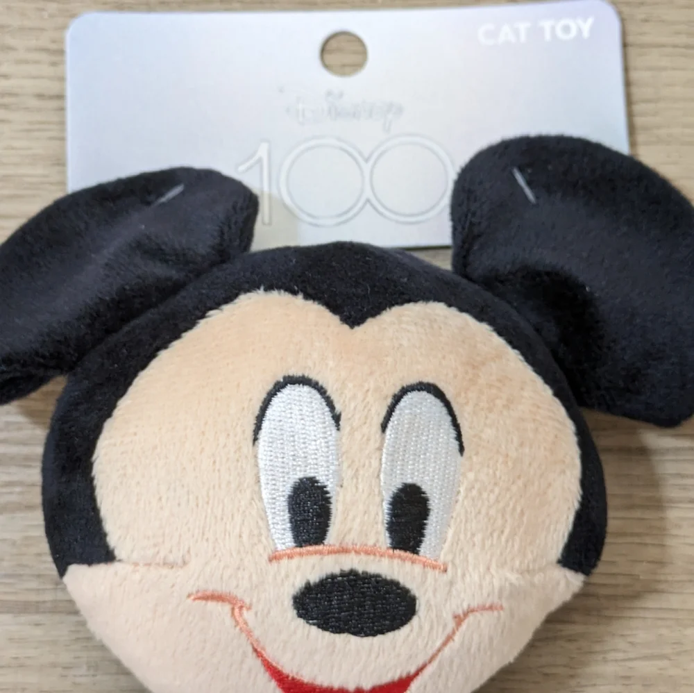 Disney Mickey Mouse Plush Stuffed Pet Chew Toy Fetch For Pets Disney100